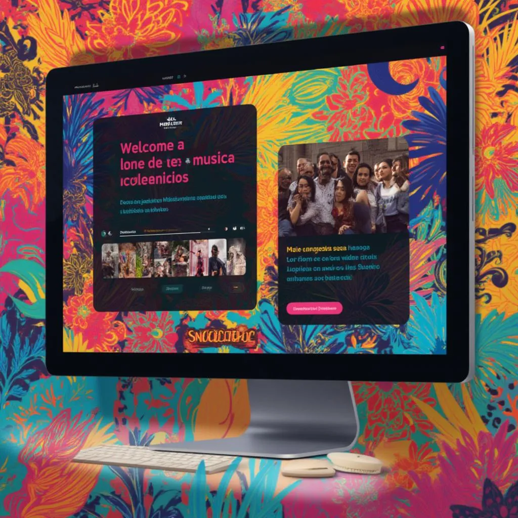 Sitio web para festival de música